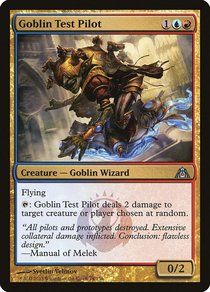 Goblin Test Pilot [Dragon's Maze] MTG Single Magic: The Gathering    | Red Claw Gaming