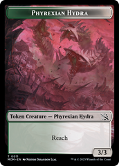 Monk // Phyrexian Hydra (11) Double-Sided Token [March of the Machine Tokens] MTG Single Magic: The Gathering    | Red Claw Gaming