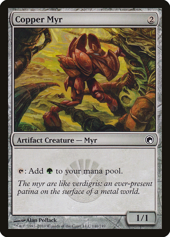 Copper Myr [Scars of Mirrodin] MTG Single Magic: The Gathering    | Red Claw Gaming