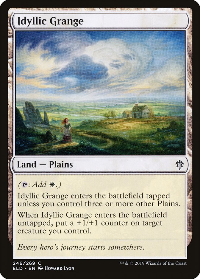 Idyllic Grange [Throne of Eldraine] MTG Single Magic: The Gathering    | Red Claw Gaming