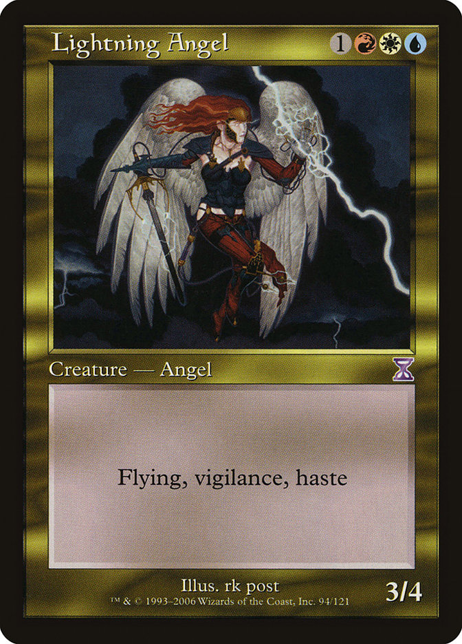 Lightning Angel [Time Spiral Timeshifted] MTG Single Magic: The Gathering    | Red Claw Gaming