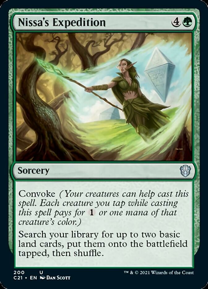 Nissa's Expedition [Commander 2021] MTG Single Magic: The Gathering    | Red Claw Gaming