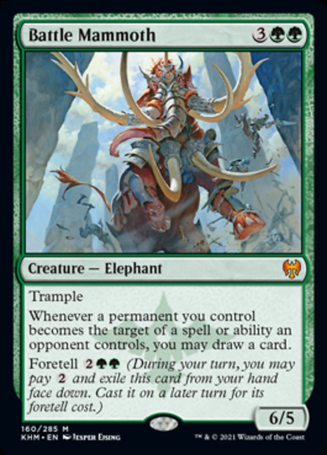Battle Mammoth [Kaldheim] MTG Single Magic: The Gathering    | Red Claw Gaming