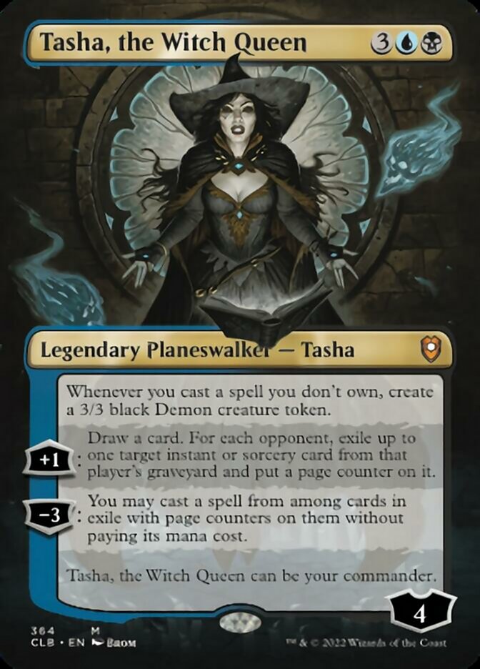 Tasha, the Witch Queen (Borderless) [Commander Legends: Battle for Baldur's Gate] MTG Single Magic: The Gathering    | Red Claw Gaming