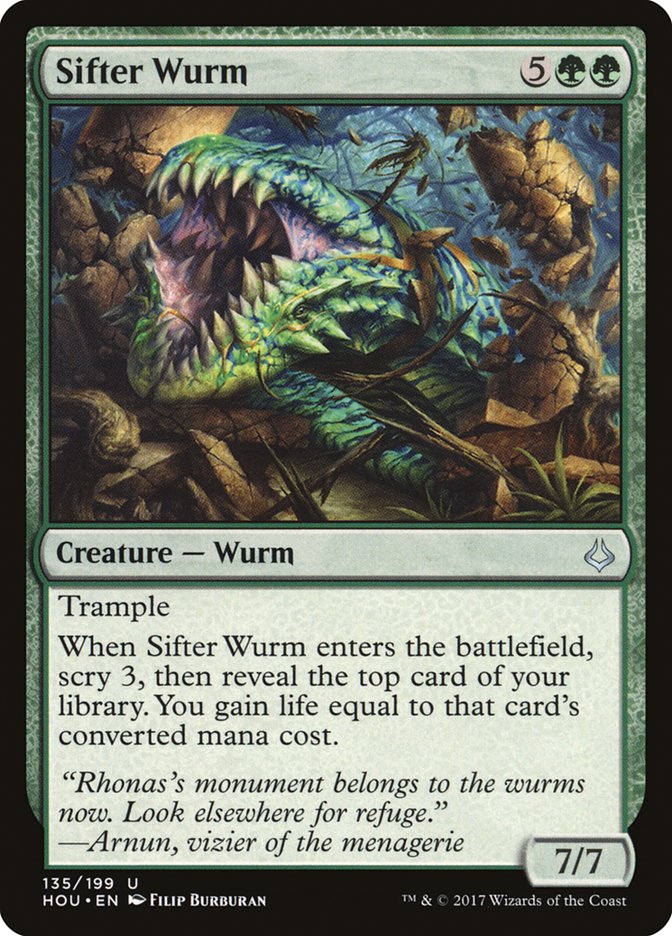 Sifter Wurm [Hour of Devastation] MTG Single Magic: The Gathering    | Red Claw Gaming