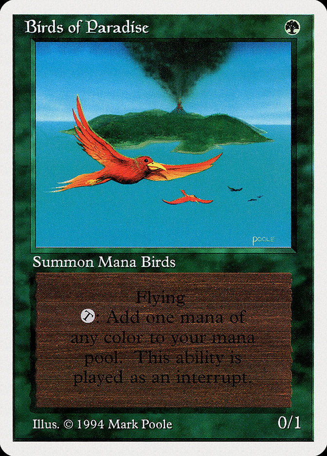 Birds of Paradise [Summer Magic / Edgar] MTG Single Magic: The Gathering    | Red Claw Gaming