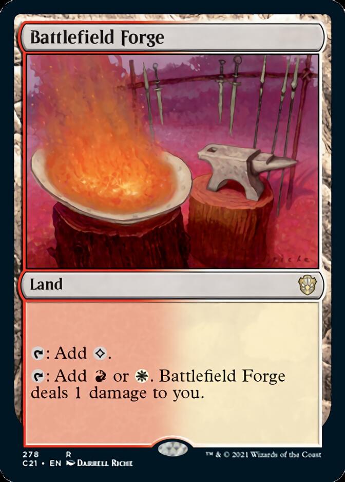 Battlefield Forge [Commander 2021] MTG Single Magic: The Gathering    | Red Claw Gaming