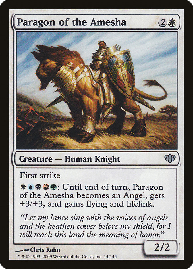 Paragon of the Amesha [Conflux] MTG Single Magic: The Gathering    | Red Claw Gaming