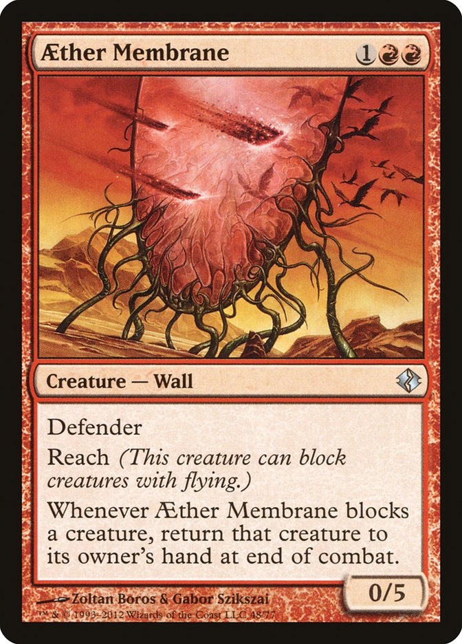 Aether Membrane [Duel Decks: Venser vs. Koth] MTG Single Magic: The Gathering    | Red Claw Gaming