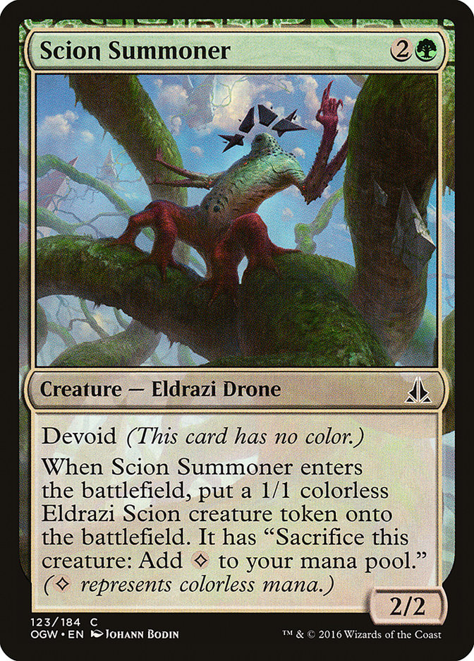 Scion Summoner [Oath of the Gatewatch] MTG Single Magic: The Gathering    | Red Claw Gaming