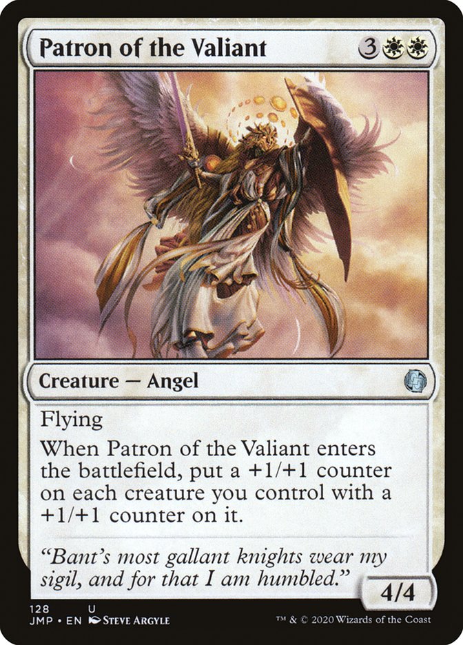 Patron of the Valiant [Jumpstart] MTG Single Magic: The Gathering    | Red Claw Gaming