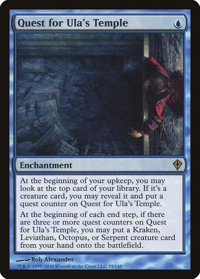 Quest for Ula's Temple [Worldwake] MTG Single Magic: The Gathering    | Red Claw Gaming