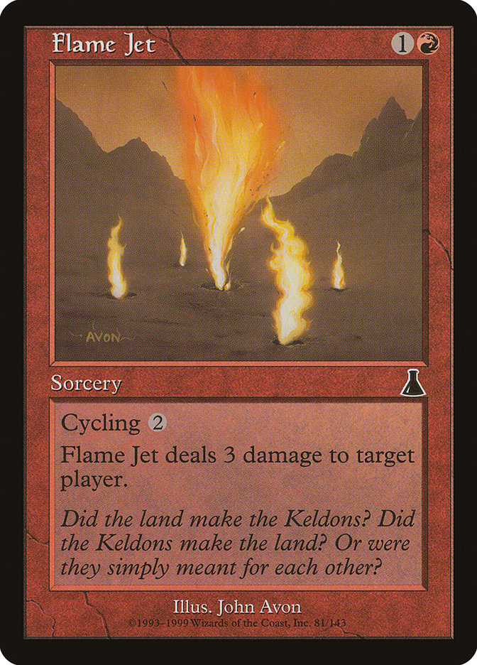 Flame Jet [Urza's Destiny] MTG Single Magic: The Gathering    | Red Claw Gaming