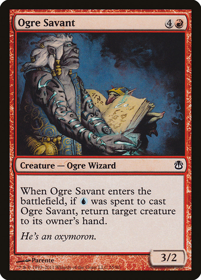 Ogre Savant [Duel Decks: Ajani vs. Nicol Bolas] MTG Single Magic: The Gathering    | Red Claw Gaming