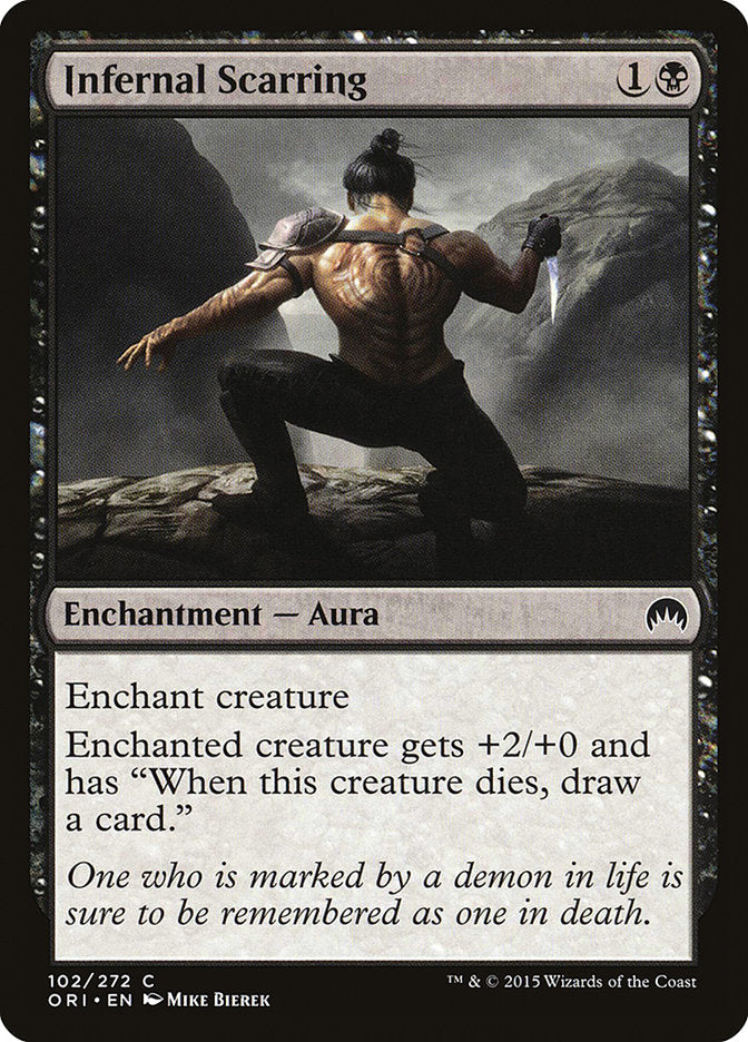 Infernal Scarring [Magic Origins] MTG Single Magic: The Gathering    | Red Claw Gaming