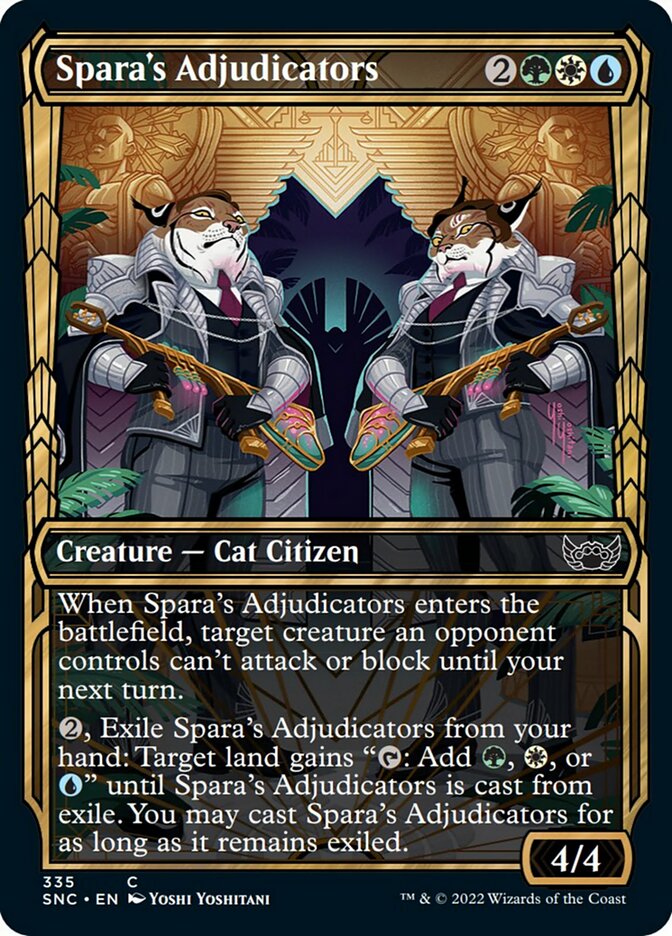 Spara's Adjudicators (Showcase Golden Age) [Streets of New Capenna] MTG Single Magic: The Gathering    | Red Claw Gaming