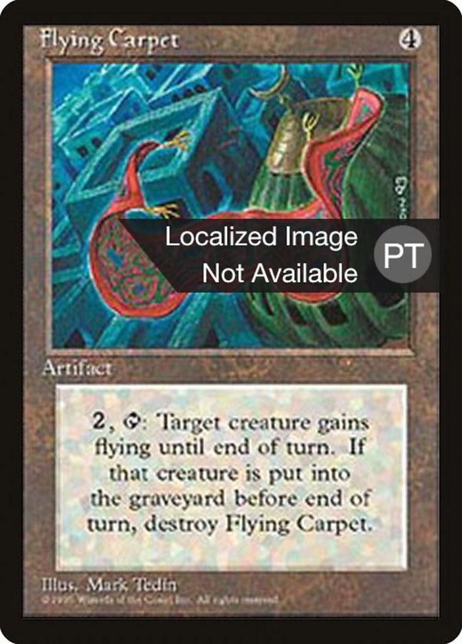 Flying Carpet [Fourth Edition (Foreign Black Border)] MTG Single Magic: The Gathering    | Red Claw Gaming