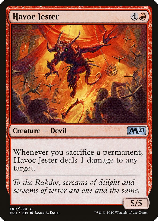 Havoc Jester [Core Set 2021] MTG Single Magic: The Gathering    | Red Claw Gaming