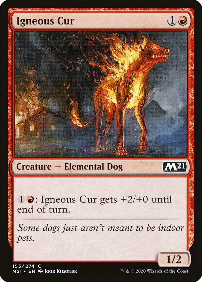 Igneous Cur [Core Set 2021] MTG Single Magic: The Gathering    | Red Claw Gaming