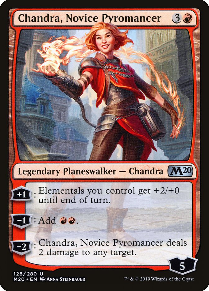 Chandra, Novice Pyromancer [Core Set 2020] MTG Single Magic: The Gathering    | Red Claw Gaming