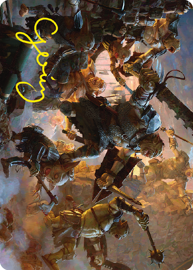 Thrill of Possibility Art Card (Gold-Stamped Signature) [The Lord of the Rings: Tales of Middle-earth Art Series] MTG Single Magic: The Gathering    | Red Claw Gaming