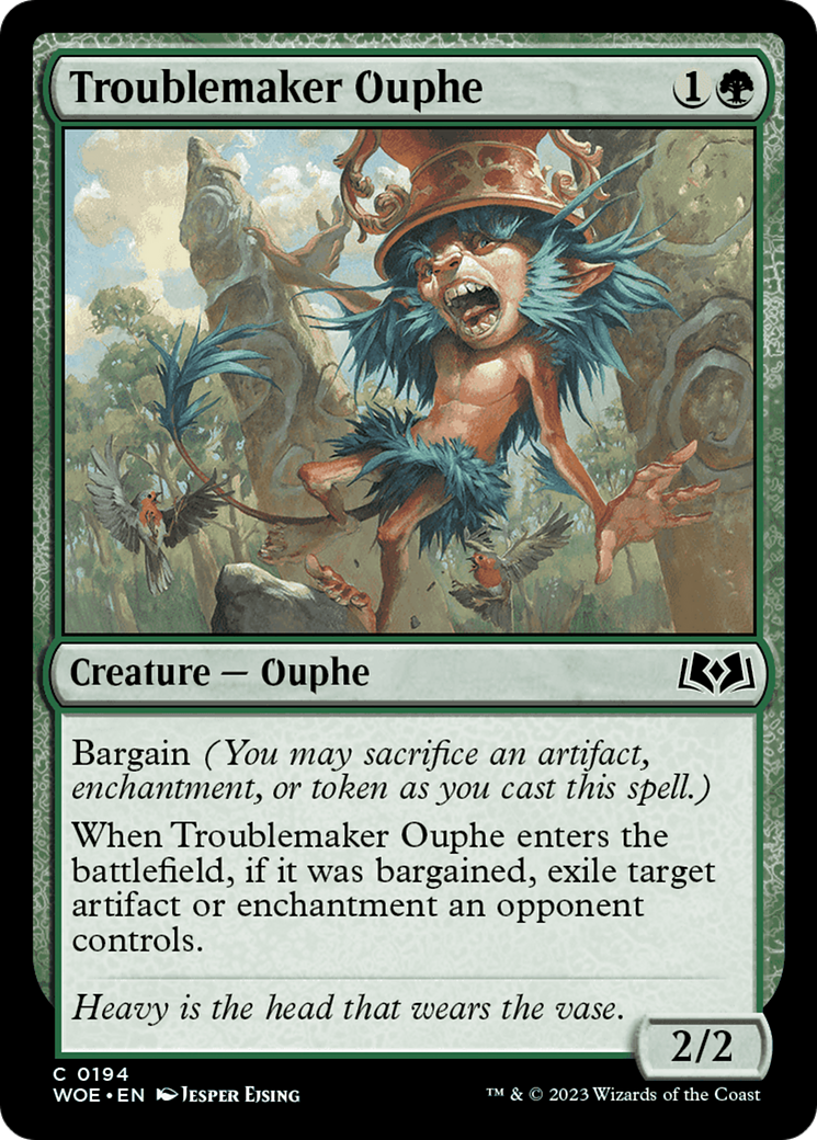 Troublemaker Ouphe [Wilds of Eldraine] MTG Single Magic: The Gathering    | Red Claw Gaming
