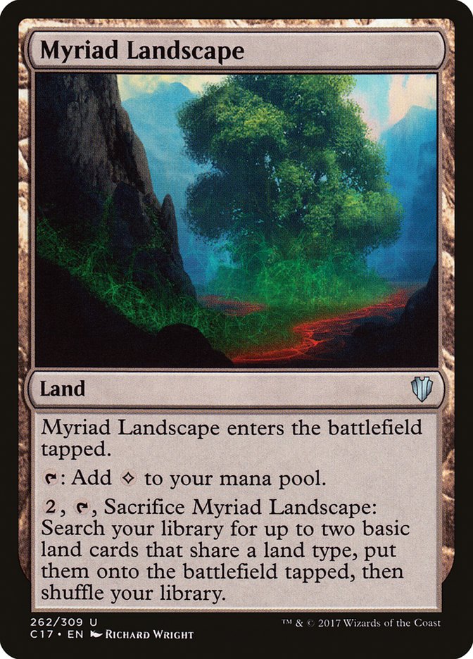 Myriad Landscape [Commander 2017] MTG Single Magic: The Gathering    | Red Claw Gaming