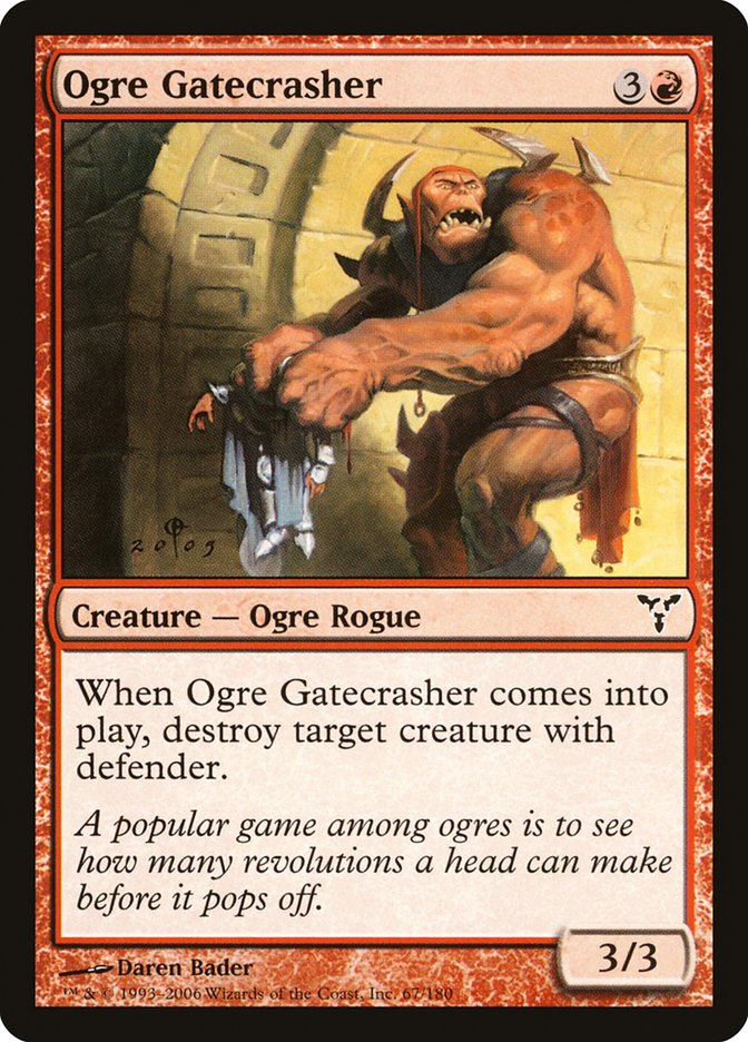 Ogre Gatecrasher [Dissension] MTG Single Magic: The Gathering    | Red Claw Gaming