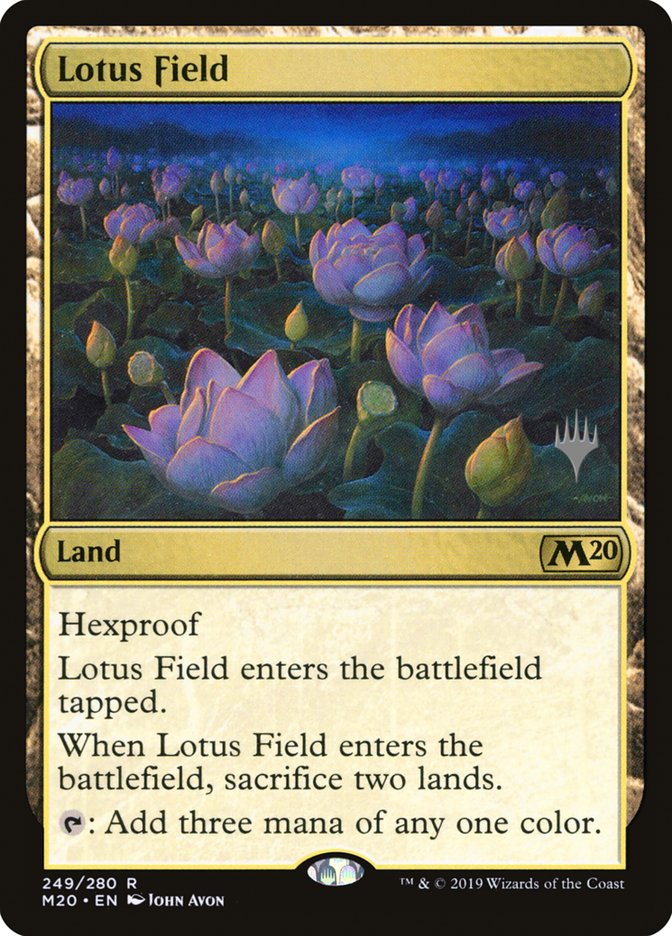Lotus Field (Promo Pack) [Core Set 2020 Promos] MTG Single Magic: The Gathering    | Red Claw Gaming