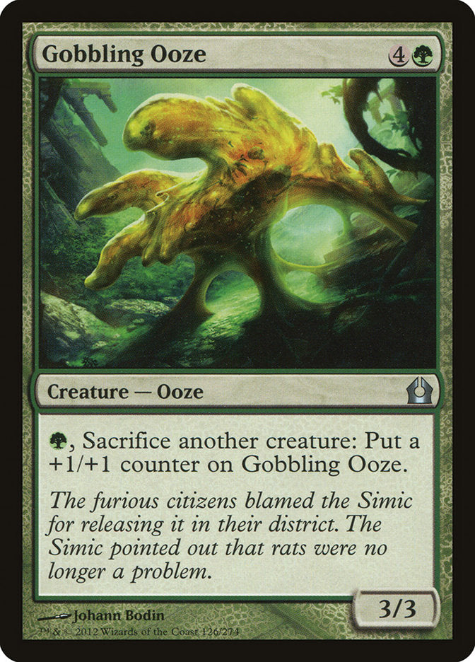 Gobbling Ooze [Return to Ravnica] MTG Single Magic: The Gathering    | Red Claw Gaming
