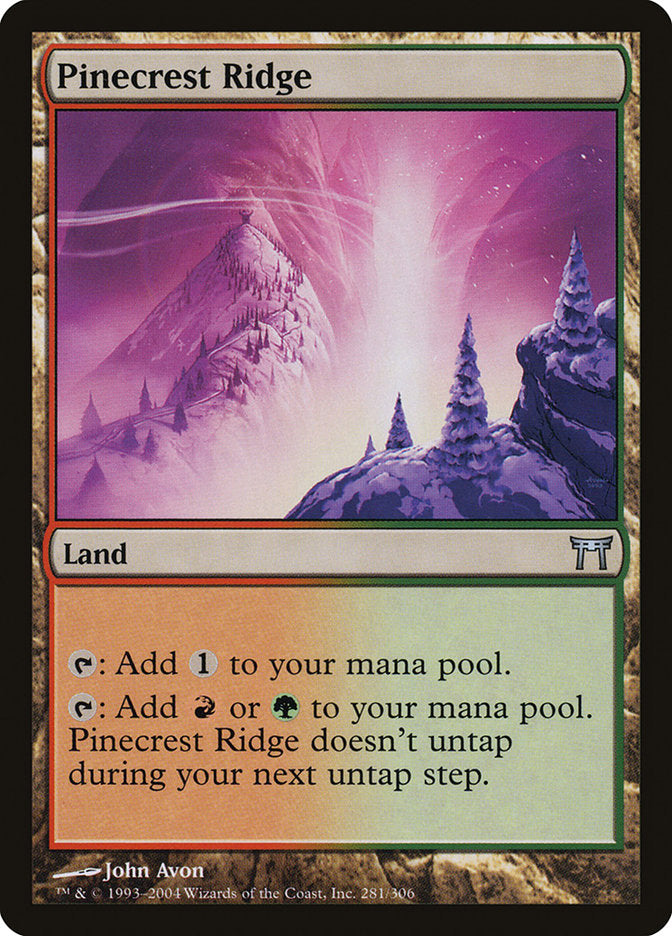 Pinecrest Ridge [Champions of Kamigawa] MTG Single Magic: The Gathering    | Red Claw Gaming