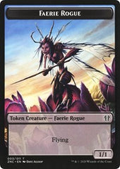 Faerie Rogue // Thopter Double-Sided Token [Zendikar Rising Commander Tokens] MTG Single Magic: The Gathering    | Red Claw Gaming