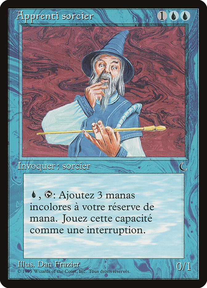 Apprentice Wizard (French) - "Apprenti sorcier" [Renaissance] MTG Single Magic: The Gathering    | Red Claw Gaming
