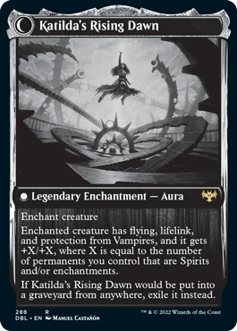 Katilda, Dawnhart Martyr // Katilda's Rising Dawn [Innistrad: Double Feature] MTG Single Magic: The Gathering    | Red Claw Gaming