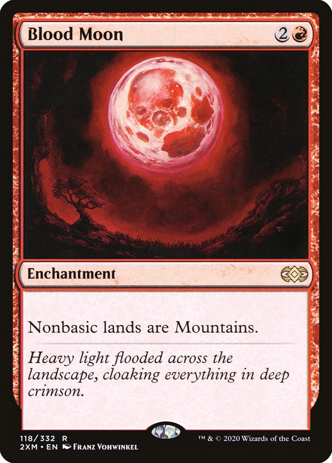 Blood Moon [Double Masters] MTG Single Magic: The Gathering    | Red Claw Gaming