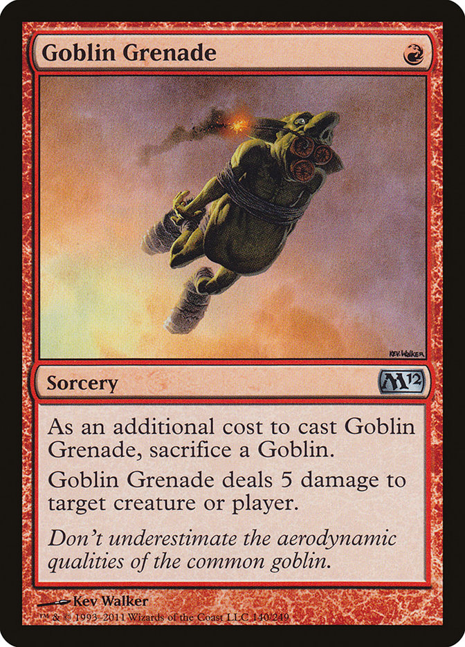 Goblin Grenade [Magic 2012] MTG Single Magic: The Gathering    | Red Claw Gaming