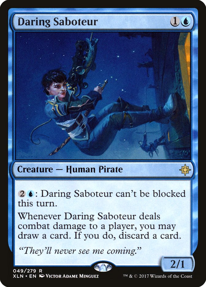 Daring Saboteur [Ixalan] MTG Single Magic: The Gathering    | Red Claw Gaming
