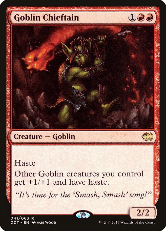Goblin Chieftain [Duel Decks: Merfolk vs. Goblins] MTG Single Magic: The Gathering    | Red Claw Gaming