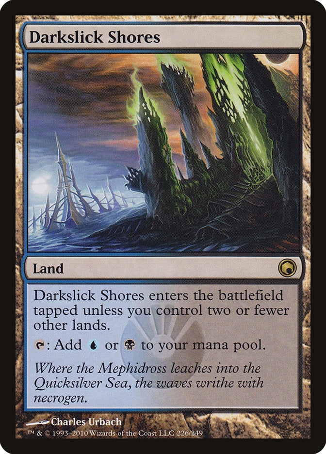 Darkslick Shores [Scars of Mirrodin] MTG Single Magic: The Gathering    | Red Claw Gaming
