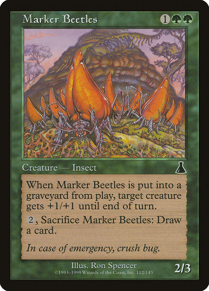 Marker Beetles [Urza's Destiny] MTG Single Magic: The Gathering    | Red Claw Gaming