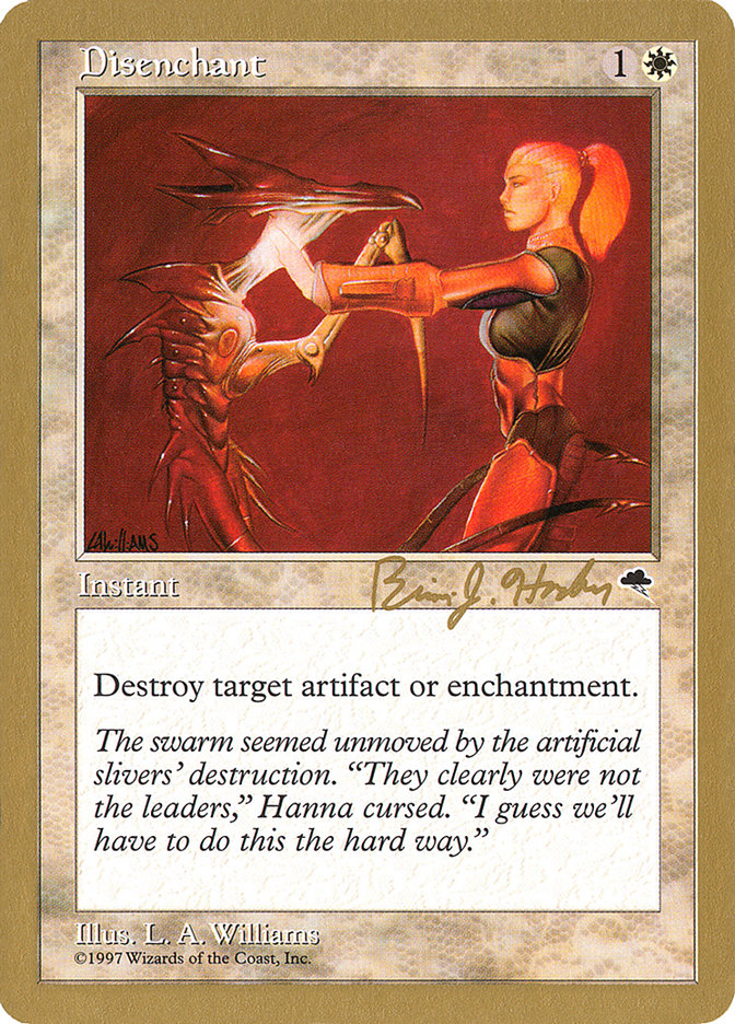 Disenchant (Brian Hacker) [World Championship Decks 1998] MTG Single Magic: The Gathering    | Red Claw Gaming