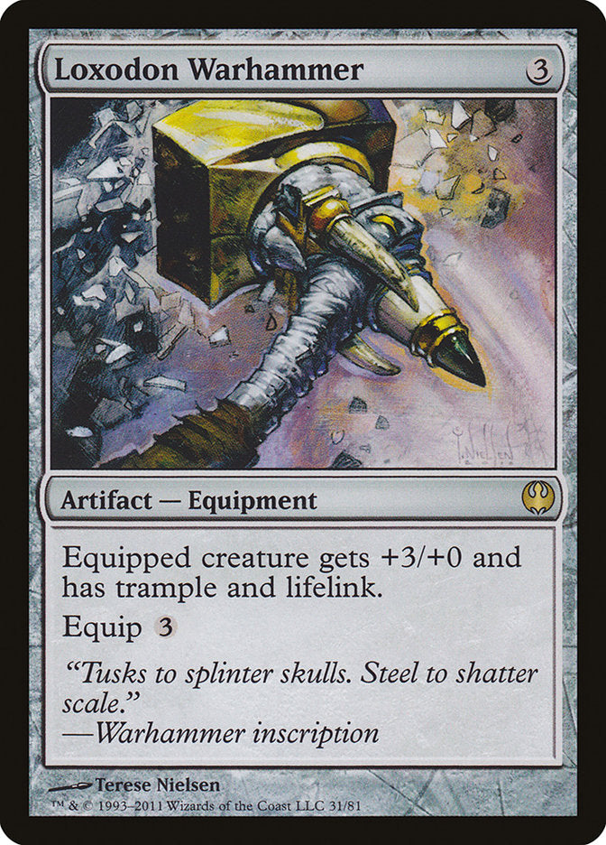 Loxodon Warhammer [Duel Decks: Knights vs. Dragons] MTG Single Magic: The Gathering    | Red Claw Gaming