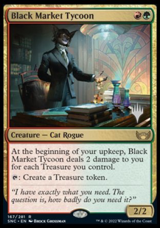 Black Market Tycoon (Promo Pack) [Streets of New Capenna Promos] MTG Single Magic: The Gathering    | Red Claw Gaming