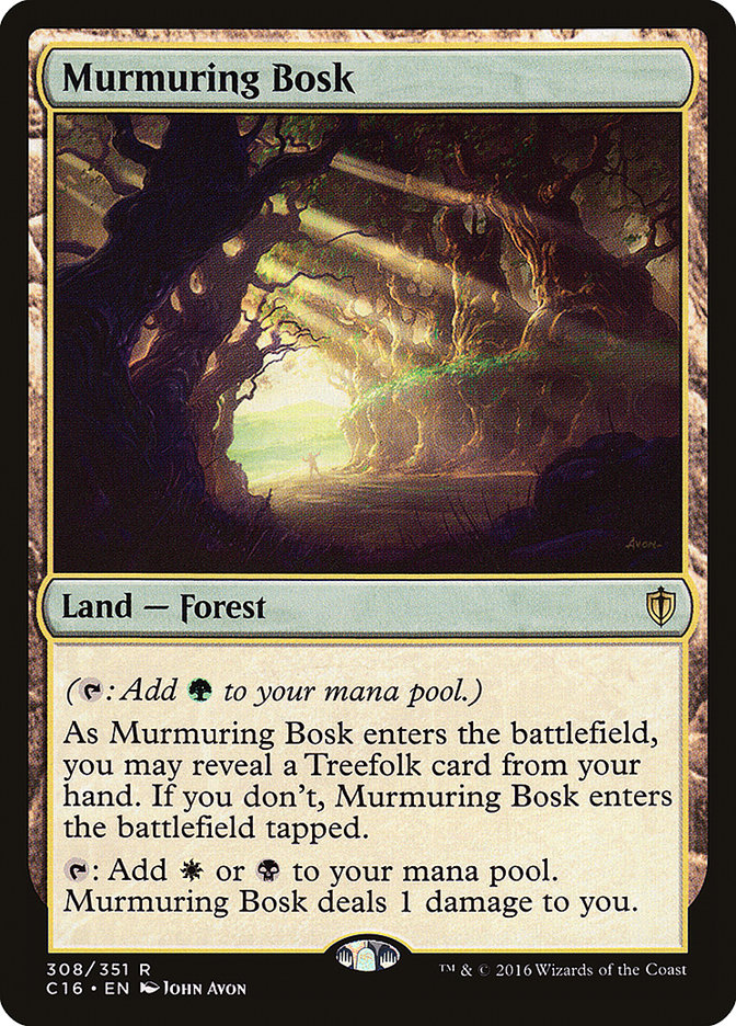 Murmuring Bosk [Commander 2016] MTG Single Magic: The Gathering    | Red Claw Gaming