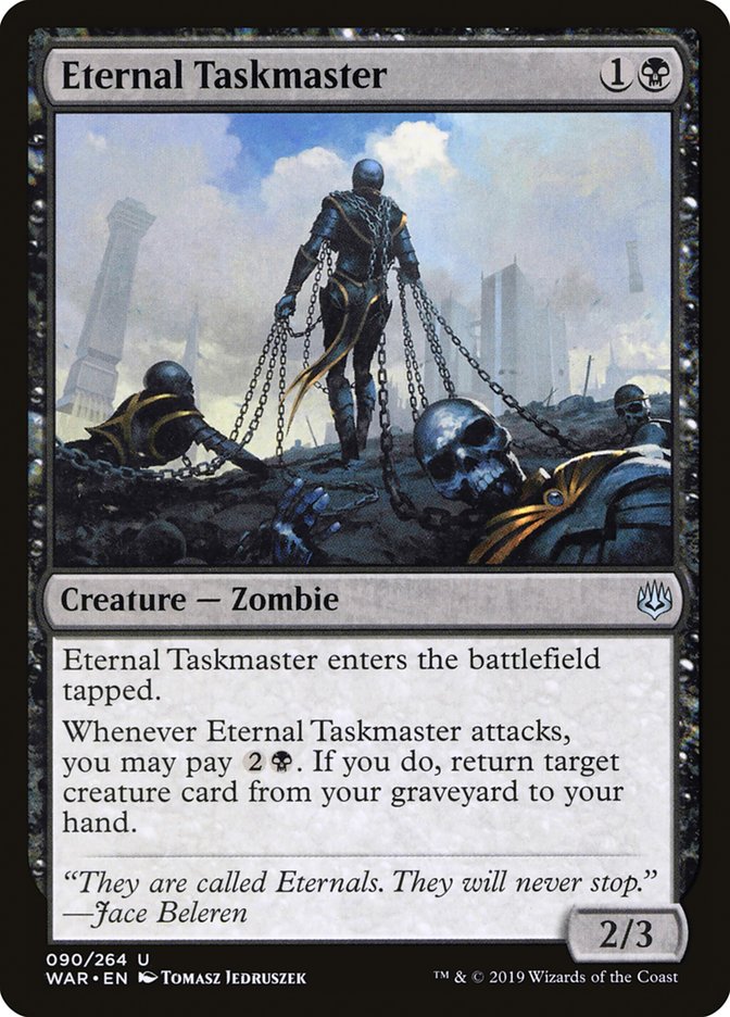 Eternal Taskmaster [War of the Spark] MTG Single Magic: The Gathering    | Red Claw Gaming