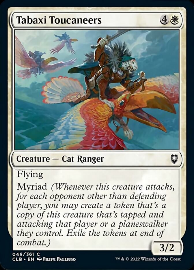Tabaxi Toucaneers [Commander Legends: Battle for Baldur's Gate] MTG Single Magic: The Gathering    | Red Claw Gaming
