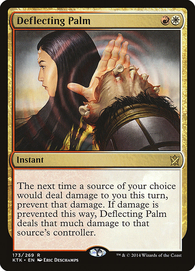Deflecting Palm [Khans of Tarkir] MTG Single Magic: The Gathering    | Red Claw Gaming