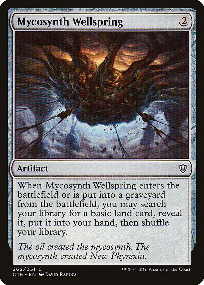Mycosynth Wellspring [Commander 2016] MTG Single Magic: The Gathering    | Red Claw Gaming