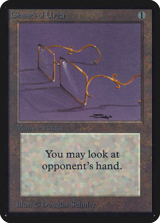 Glasses of Urza [Alpha Edition] MTG Single Magic: The Gathering    | Red Claw Gaming