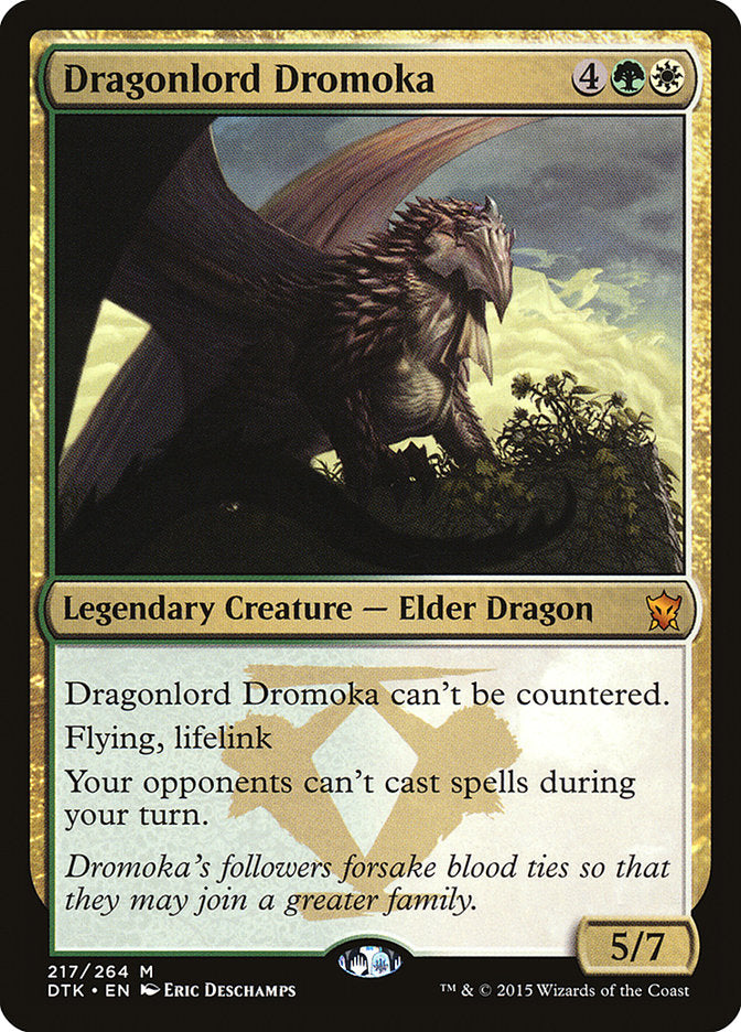 Dragonlord Dromoka [Dragons of Tarkir] MTG Single Magic: The Gathering    | Red Claw Gaming